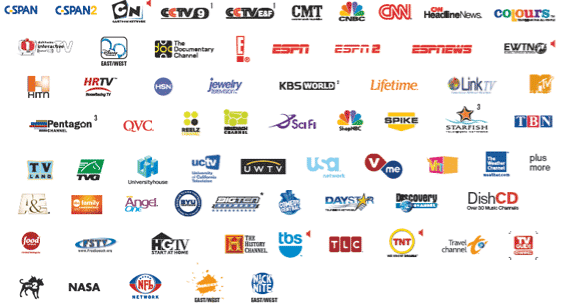 Dish shop network channels